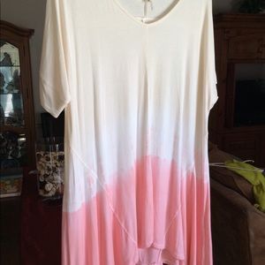 3 for 15$.Tunic cream fading to pink